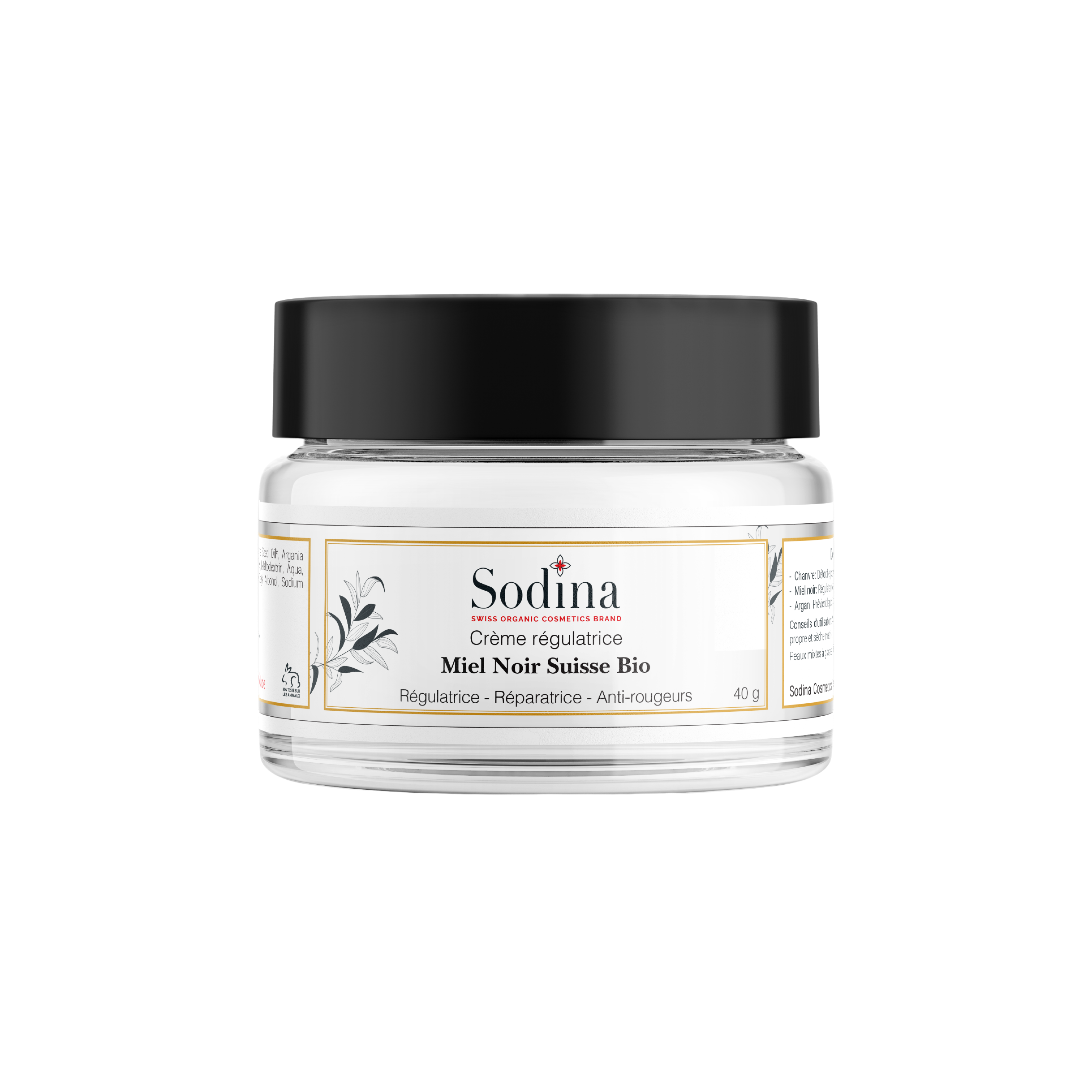 Crème au miel d'abeille noire suisse