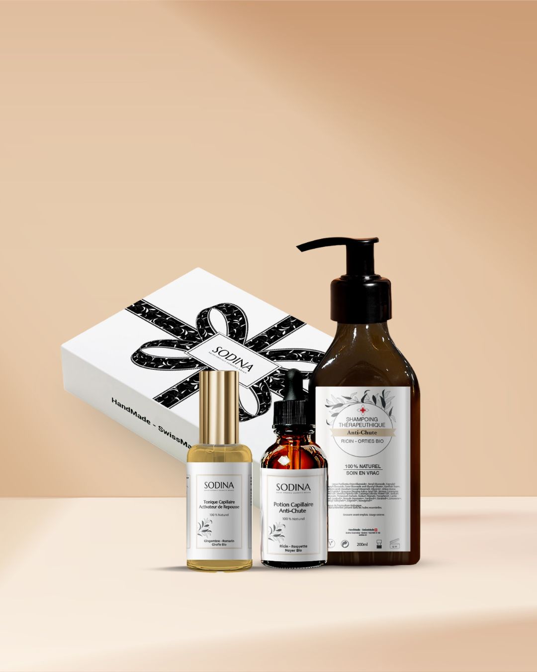 Box gegen Haarausfall und nachwachsendes Haar