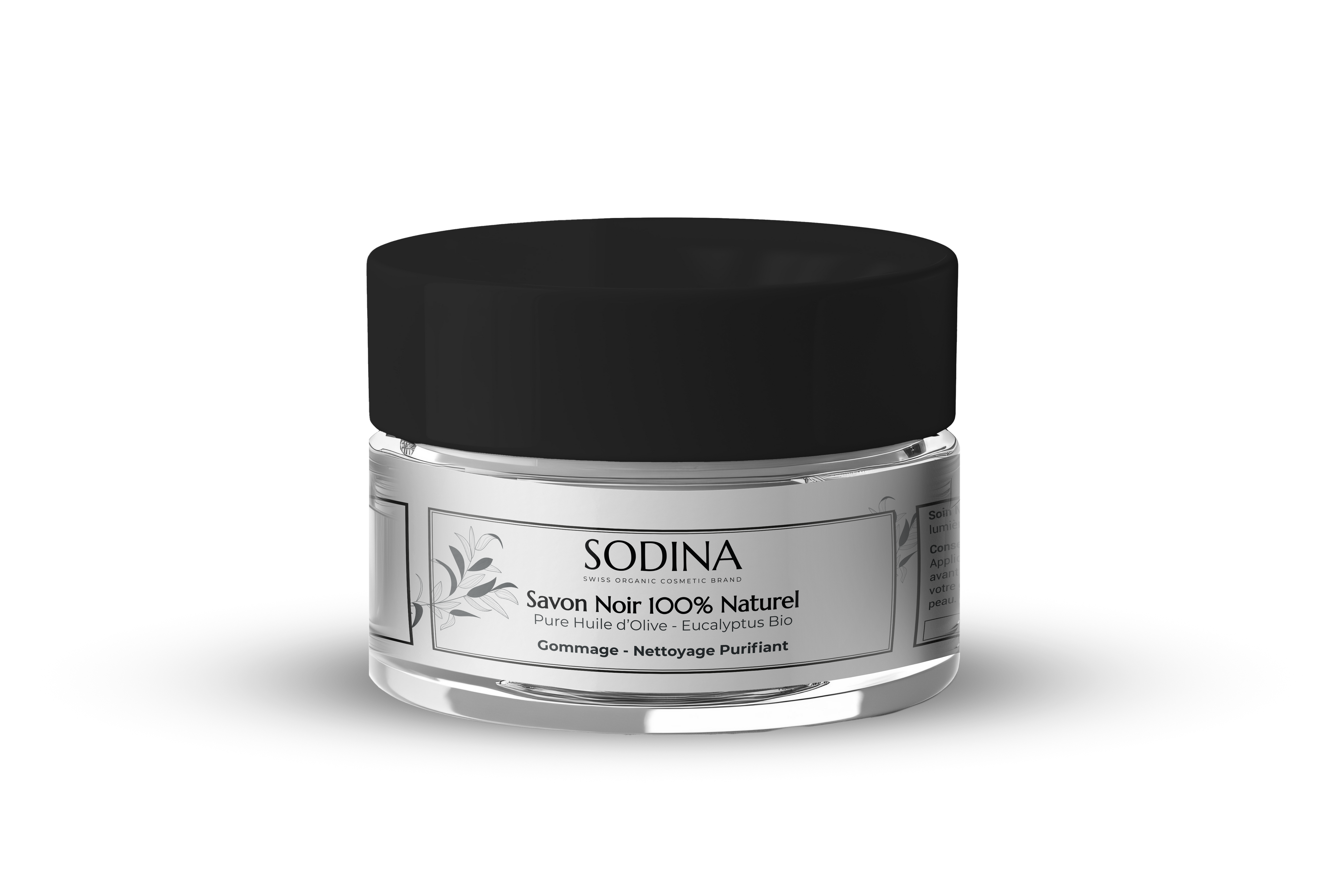 Pure Organic Olive Oil Black Soap